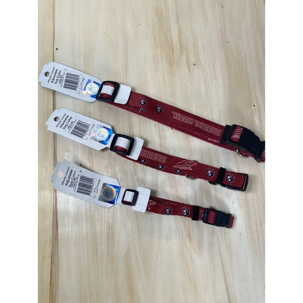 NCAA FSU Seminoles Florida Gators Dog Collars and Leashes Officially‎ Licensed
